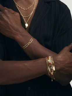 Aphelion Bracelet | Two Tone Yellow & White Gold