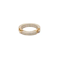 Aphelion Ring | Full Pave | Yellow Gold