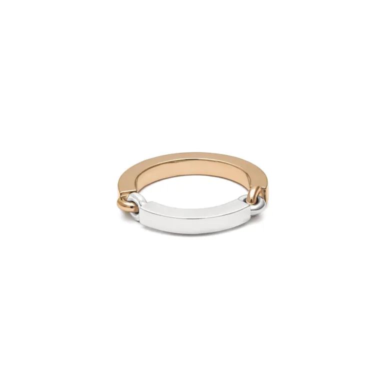 Aphelion Ring | Two Tone Yellow & White Gold