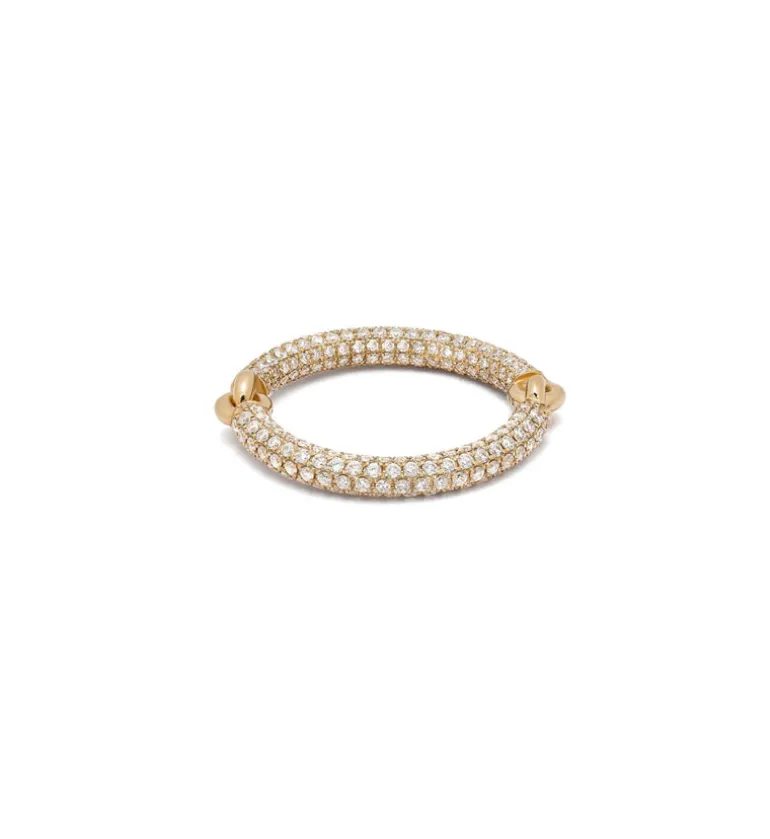 Aquila Ring | Full Pave | Yellow Gold
