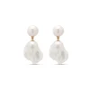 Baroque Pearl Earrings | Pair