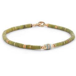 Cherish Bracelet | Afghan Jade I Yellow Gold