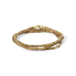 Cherish Necklace/Bracelet | Afghan Jade I Yellow Gold