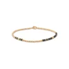 Creosote Bracelet | Dark Afghan Jade I Yellow Gold