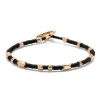 Dryp Bracelet | Black | Yellow Gold