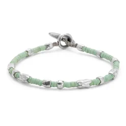 Dryp Bracelet | Mint Green | Sterling Silver