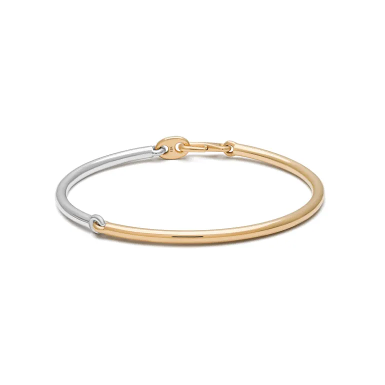 Equinox Bracelet | Two Tone Yellow & White Gold