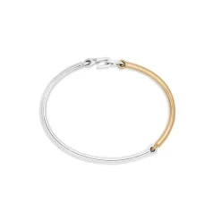 Equinox Bracelet | Two Tone White & Yellow Gold