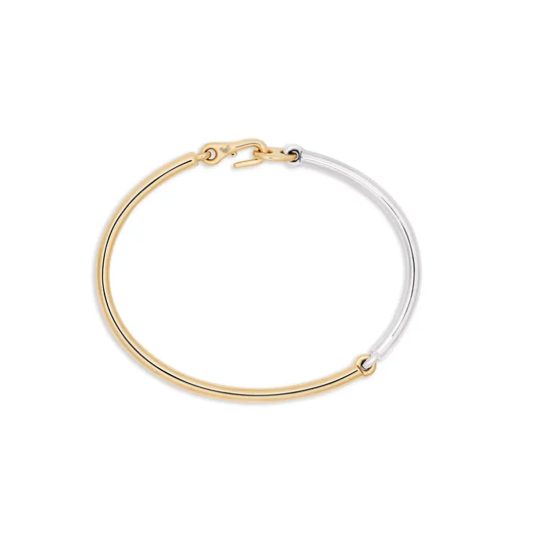 Equinox Bracelet | Two Tone Yellow & White Gold