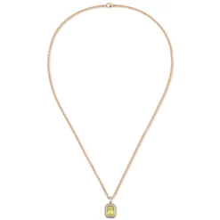 Equinox Necklace | Peridot I Mixed Metal