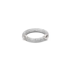 Equinox Ring | Full Pave I White Gold