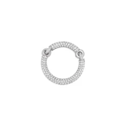 Equinox Ring | Full Pave I White Gold