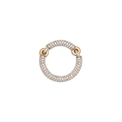 Equinox Ring | Full Pave I Yellow Gold