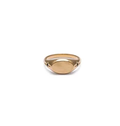Eye Signet Ring | Yellow Gold