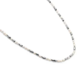 Hokkaido Necklace | White Pearl | Sterling Silver