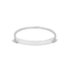 ID Bar Bracelet | 70mm Wide - 7mm Height | Sterling Silver