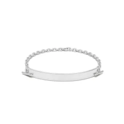 ID Bar Bracelet | 70mm Wide - 7mm Height | Sterling Silver