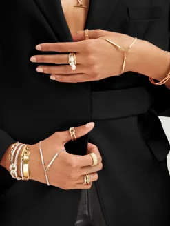 Lyra Ring | 2.5mm | Full Pave | Yellow Gold