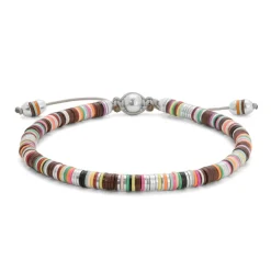 Malli Bracelet | Dark Brown Pattern | Sterling Silver