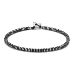 Mini Katta Bracelet | Black | Sterling Silver