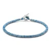 Mini Katta Bracelet | Blue | Sterling Silver
