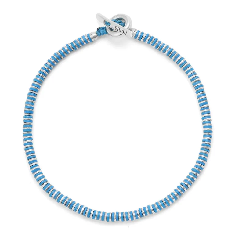 Mini Katta Bracelet | Blue | Sterling Silver