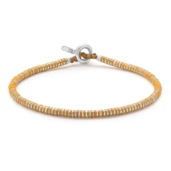 Mini Katta Bracelet | Light Orange | Sterling Silver