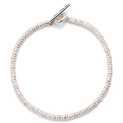 Mini Katta Bracelet | Light Pink | Sterling Silver