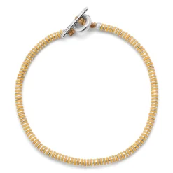 Mini Katta Bracelet | Light Orange | Sterling Silver