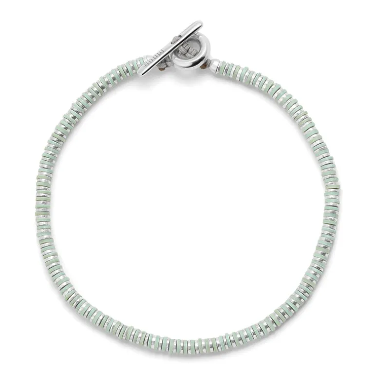 Mini Katta Bracelet | Mint Green | Sterling Silver