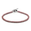 Mini Katta Bracelet | Red | Sterling Silver