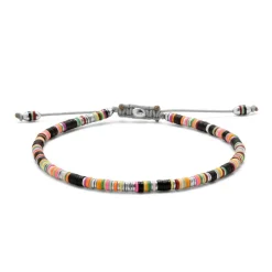 Mini Malli | Black Pattern | Sterling Silver