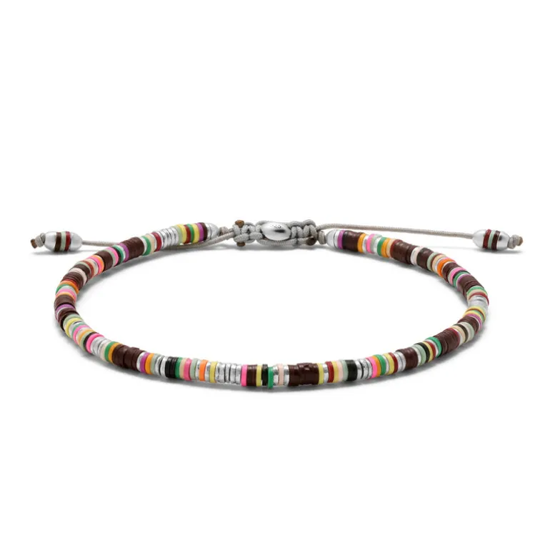 Mini Malli | Brown Pattern | Sterling Silver