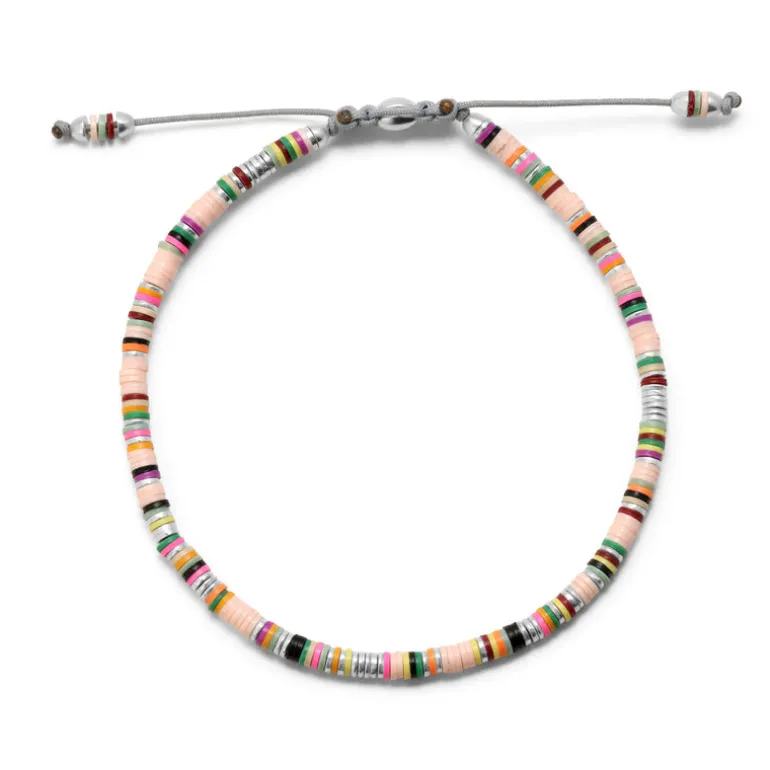 Mini Malli | Light Pink Pattern | Sterling Silver