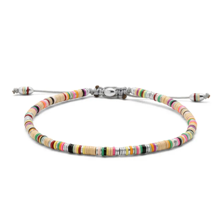 Mini Malli | Off White Pattern | Sterling Silver