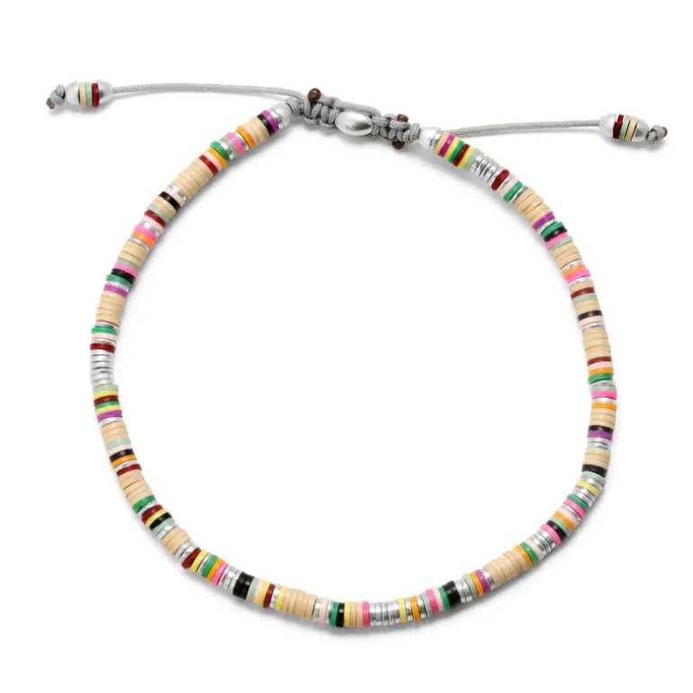 Mini Malli | Off White Pattern | Sterling Silver