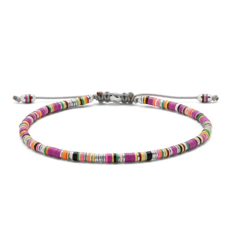 Mini Malli | Purple Pattern | Sterling Silver