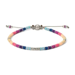 Mini Rizon Bracelet | Pink Pattern | Sterling Silver