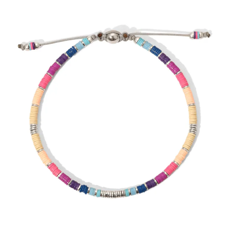 Mini Rizon Bracelet | Pink Pattern | Sterling Silver