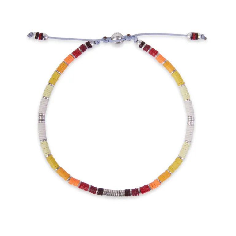 Mini Rizon Bracelet | Yellow Pattern | Sterling Silver