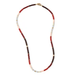 Mini Rizon Necklace/Bracelet | Wine Pattern | Yellow Gold