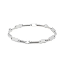 Monolinka Bracelet | 5mm | Edge Pave I Sterling Silver