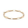 Monolinka Bracelet | 5mm | Edge Pave I Yellow Gold