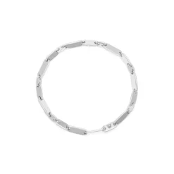 Monolinka Bracelet | 5mm | Edge Pave I Sterling Silver
