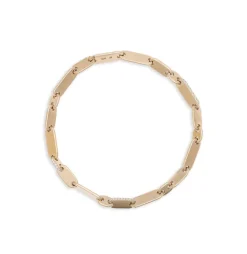 Monolinka Bracelet | 4mm | Edged Pave I Yellow Gold