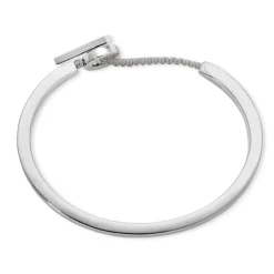 Oblong Square Cuff | Maroon Pattern | Sterling Silver