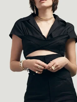 Omni 18" Necklace | 4mm | Full Pave | Yellow Gold