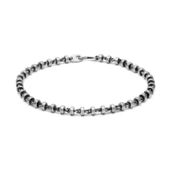 Omni Bracelet | 4mm | Oxidized Sterling Silver