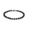 Omni Bracelet | 5.5mm | Pave Detail | Black Gold