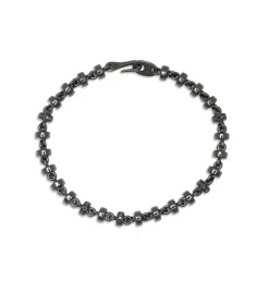 Omni Bracelet | 5.5mm | Pave Detail | Black Gold